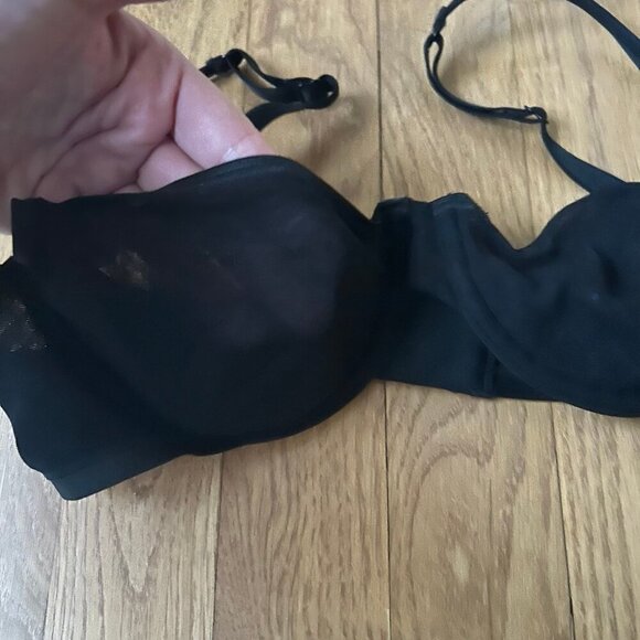 Cosabella Soire Confidence Side Support Black Sheer Bra Women’s Size 32C - Picture 3 of 6